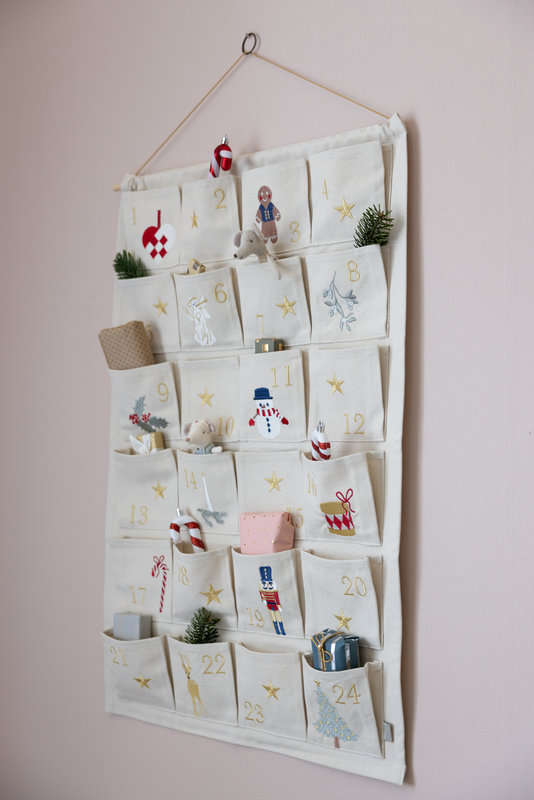 Calendrier de l'avent en tissu Beige Cam Cam Copenhagen produit