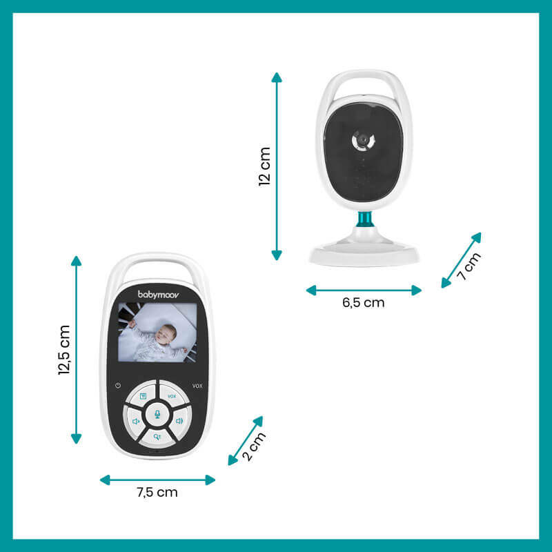 Caméra de surveillance babyphone Yoo See Babymoov dimensions