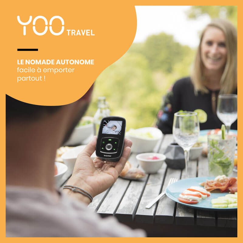 Caméra de surveillance babyphone Yoo Travel Babymoov transport