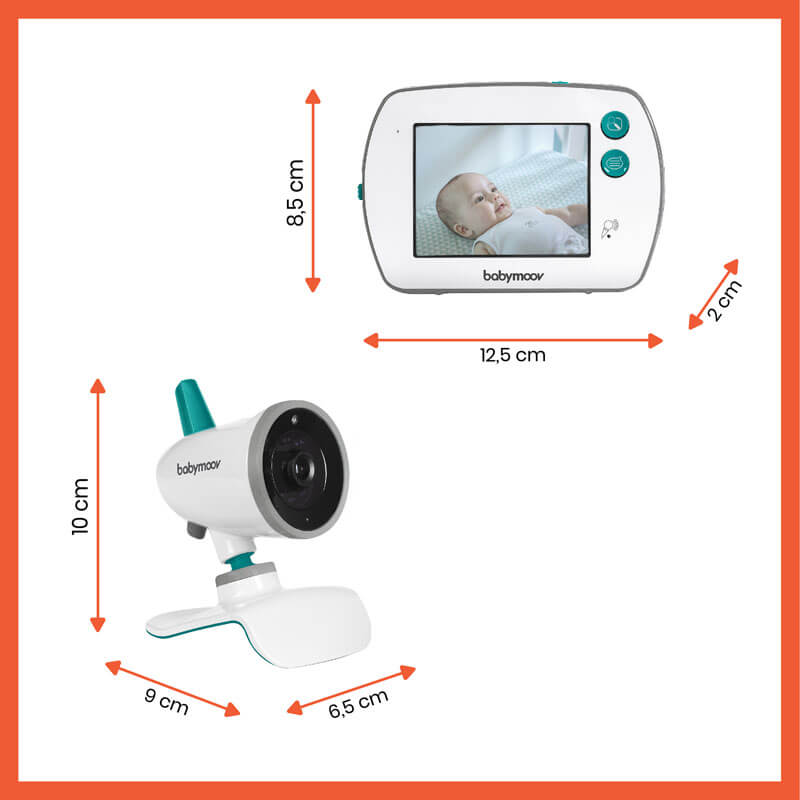 Caméra de surveillance babyphone Yoo Feel Babymoov dimensions