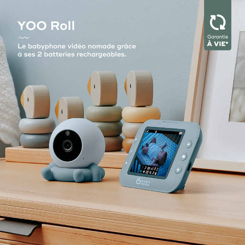 Caméra de surveillance babyphone YOO Roll Babymoov lifestyle