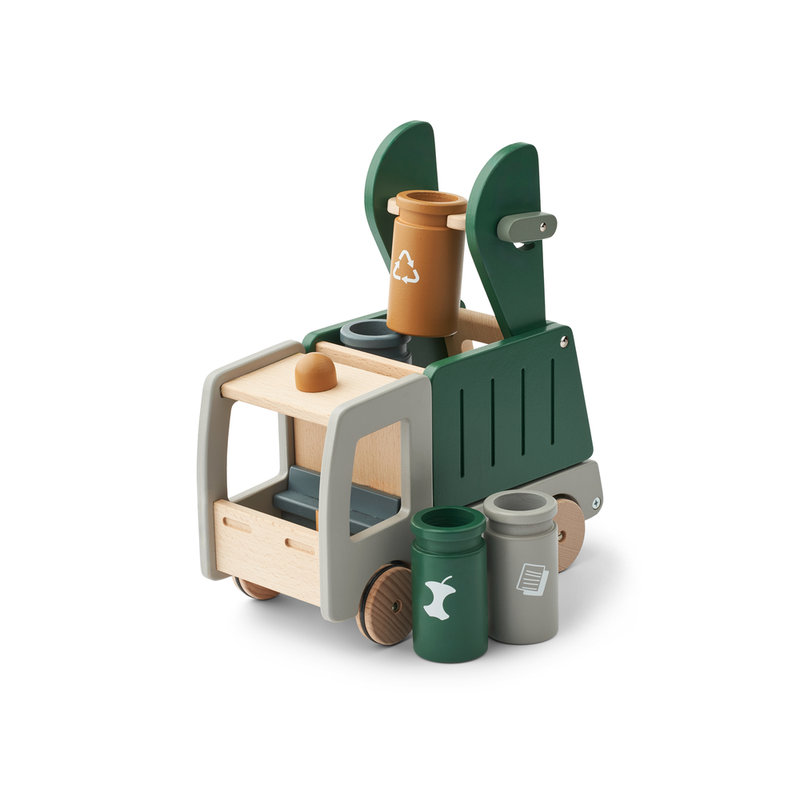 Camion de recyclage Irina Liewood produit derriere 