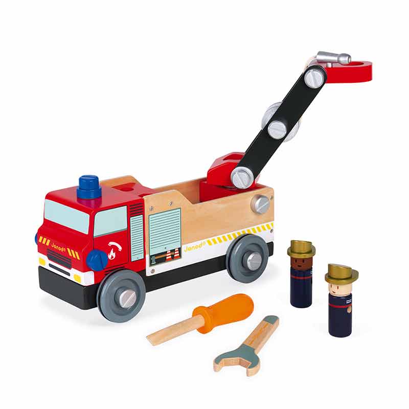 Camion Pompiers Brico'Kids Janod Kit
