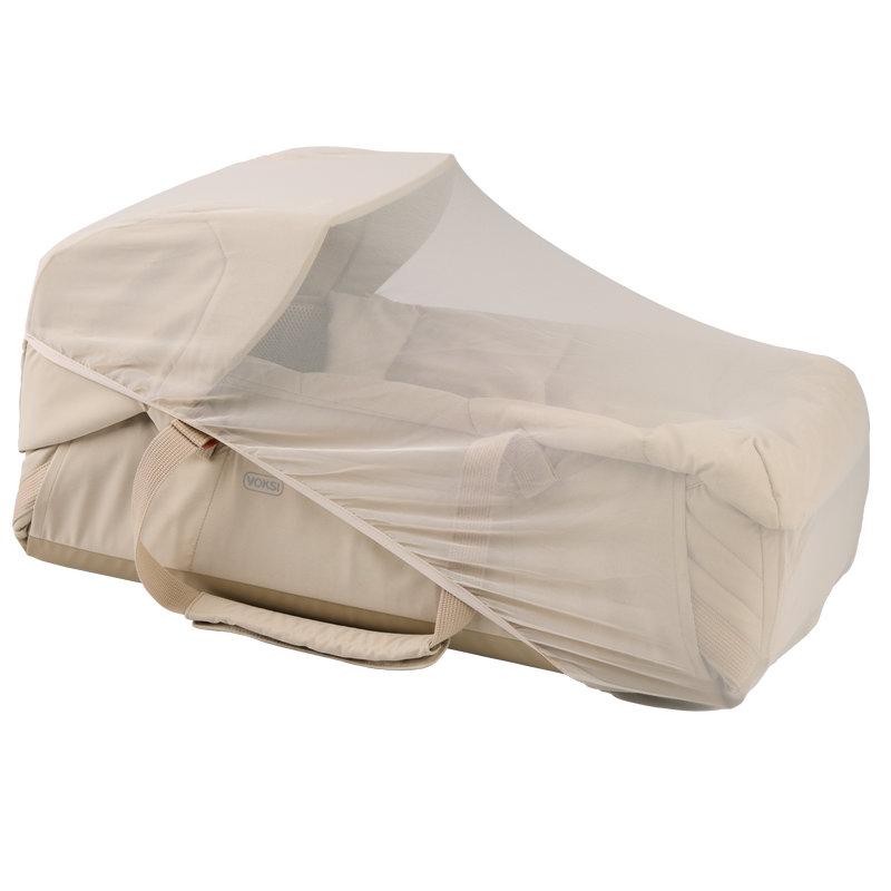 Canopy et Moustiquaire pour couffin Carry Me Seashell Sand  couvert