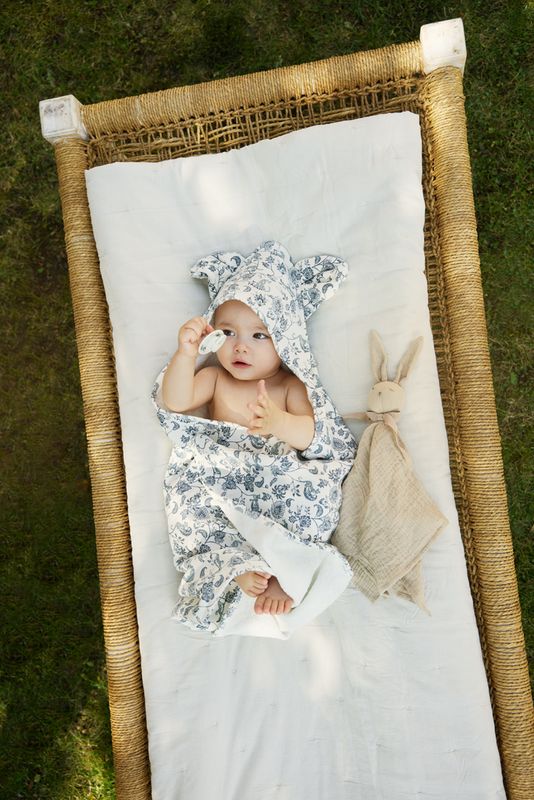 Cape de bain Garden Leo Toile Elodie lifestyle