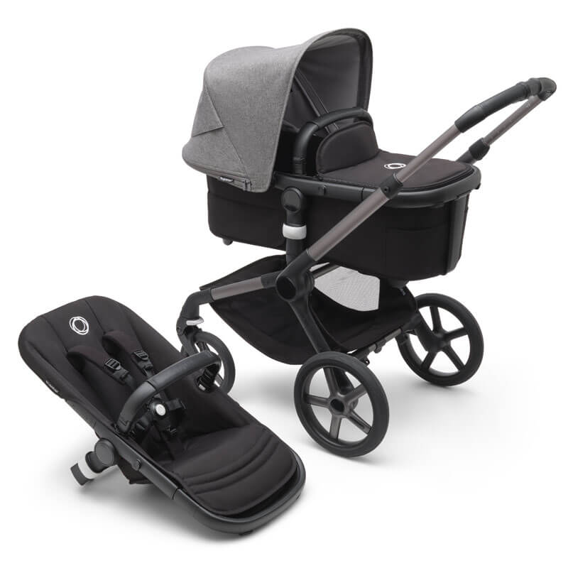 Capote Bugaboo Fox 5 Gris Chiné Bugaboo nacelle