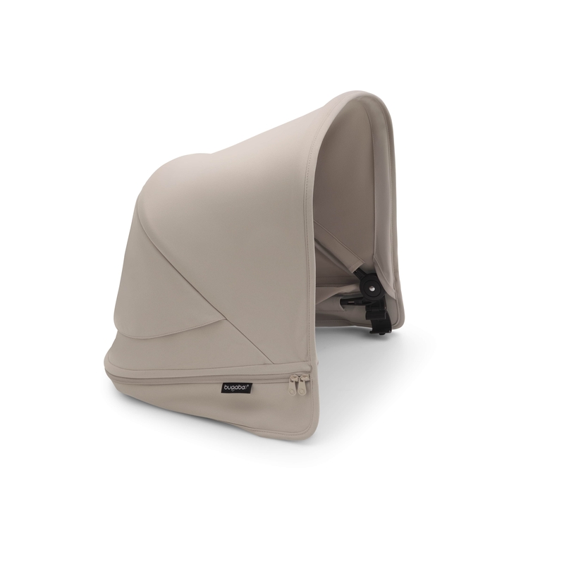 Capote extensible poussette Donkey 5 Taupe Desert Bugaboo face