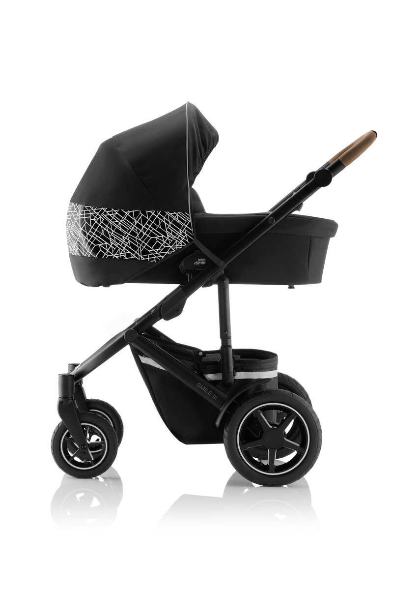 Capuche réfléchissante Stay Safe pour canopy poussette Smile 5Z Britax nacelle