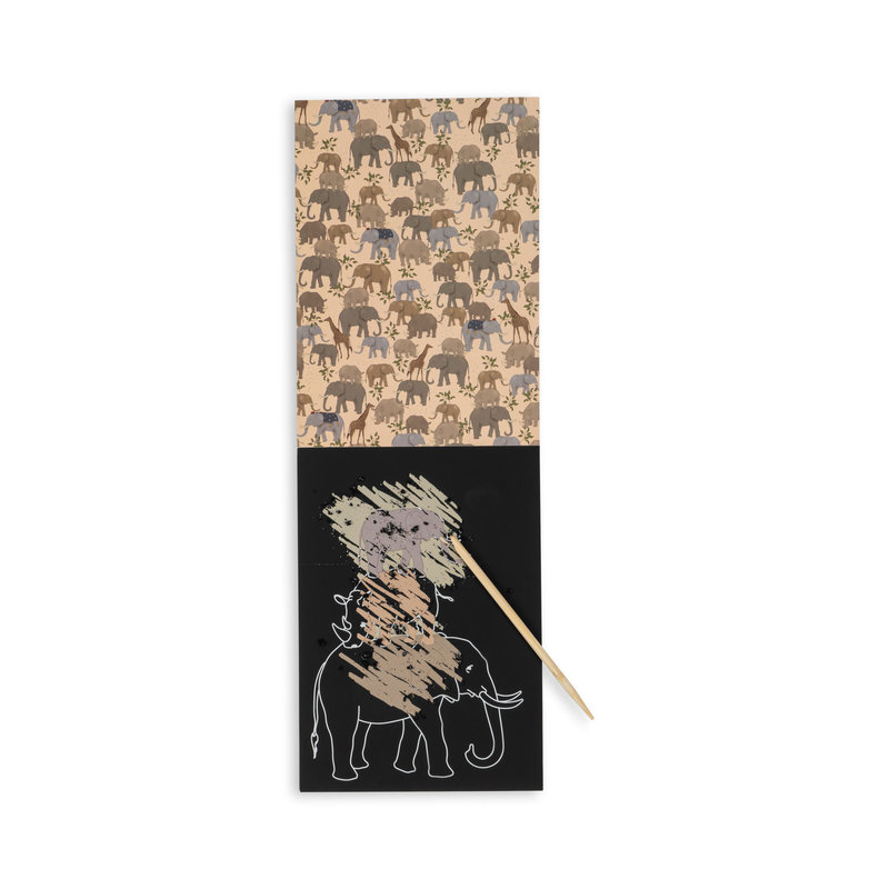 Carnet à gratter Konges Slojd ouvert 2