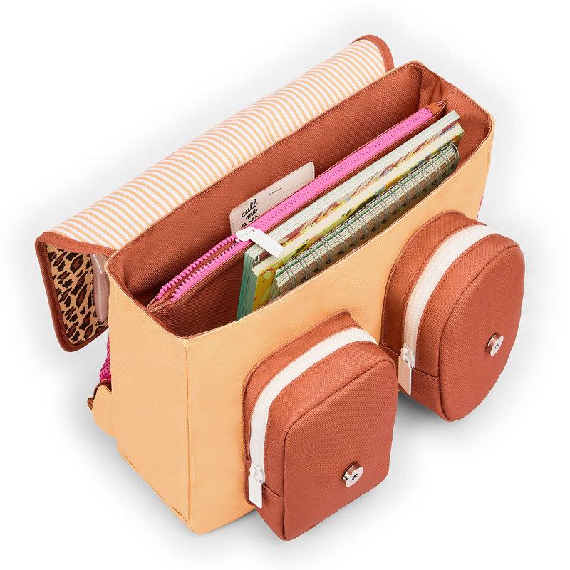 Cartable Imprimé Léopard #7 2-5 ans HELLO HOSSY intérieur