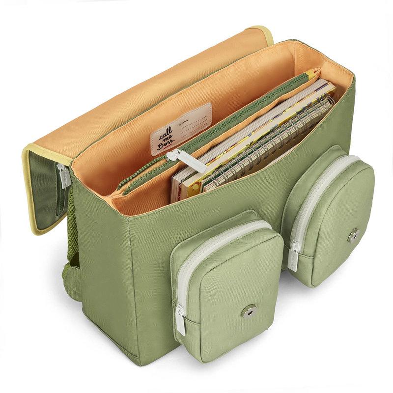 Cartable Minimaliste Mini Safari 2-5 ans HELLO HOSSY intérieur