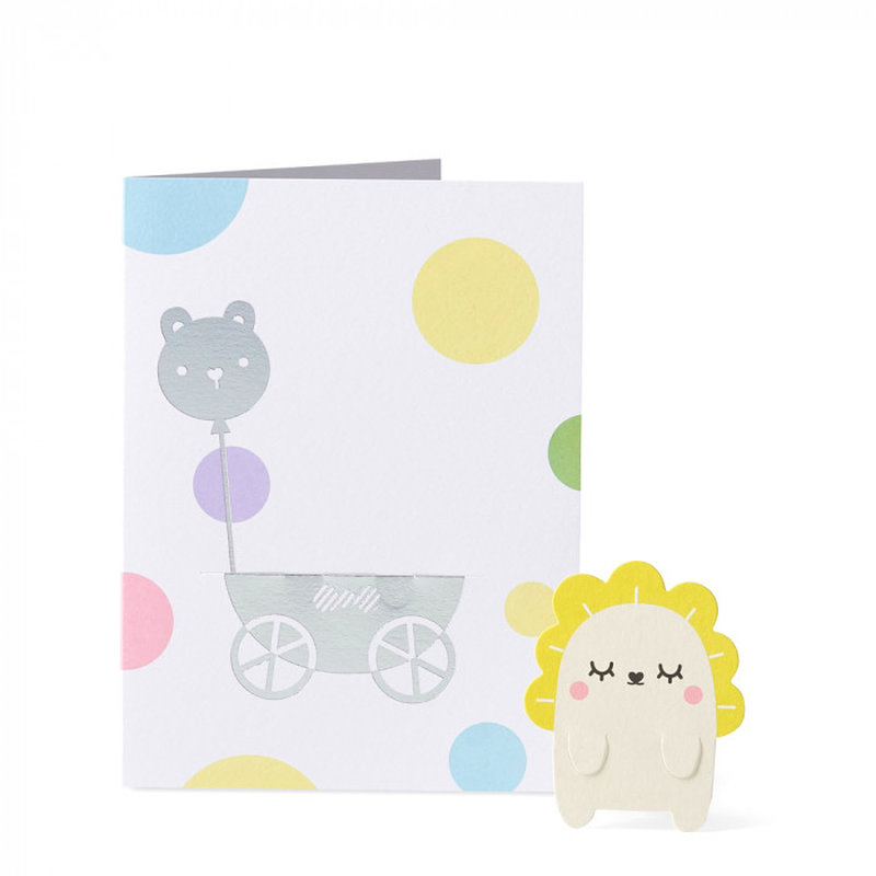 Carte de voeux New Baby Noodoll face 2