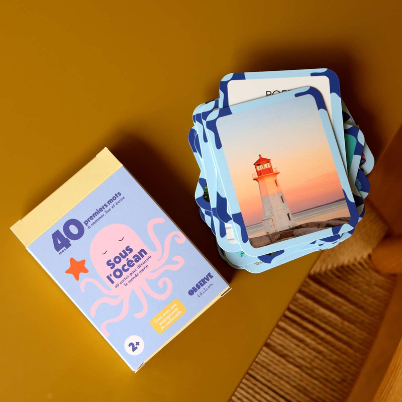 Cartes Flash Mers & Océans Observe Édition lifestyle 2