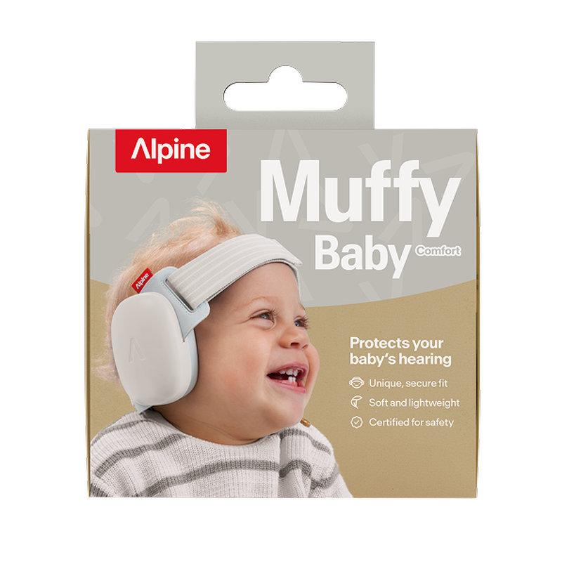 Casque anti-bruit Muffy Baby Sable Doux ALPINE packaging