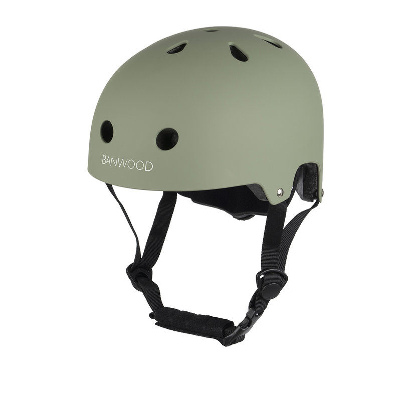 Casque pour enfants Helmet 50-54 cm mat Banwood vert forêt 
