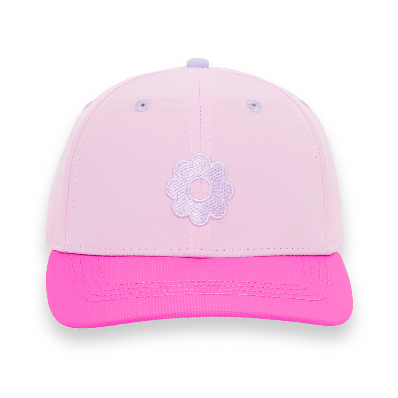 Casquette baseball ICONIK rose fleur 52 cm (2-4 ans) KI ET LA face