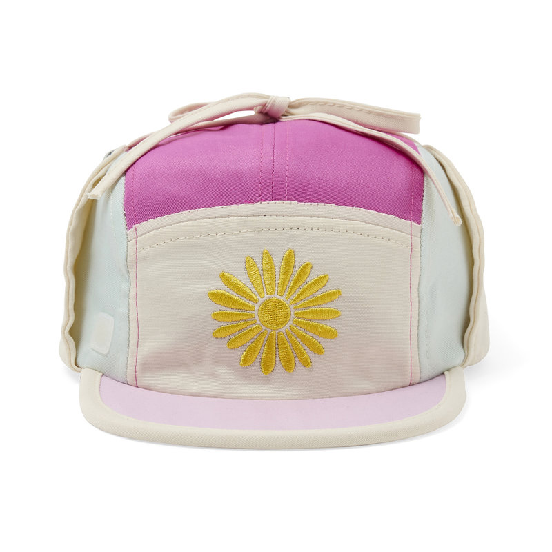 Casquette Camper Cap FUN fleur fuschia KI ET LA face