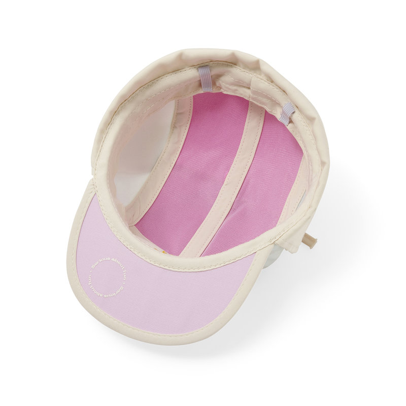 Casquette Camper Cap FUN fleur fuschia KI ET LA intérieur