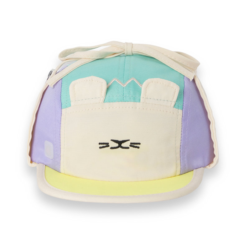 Casquette Camper Cap FUN lion vert KI ET LA face