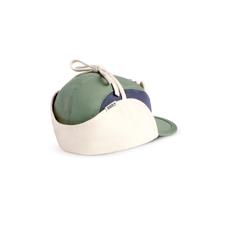 Casquette Camper Cap Lion Vert et Bleu Marine Ki et La produit derrière 