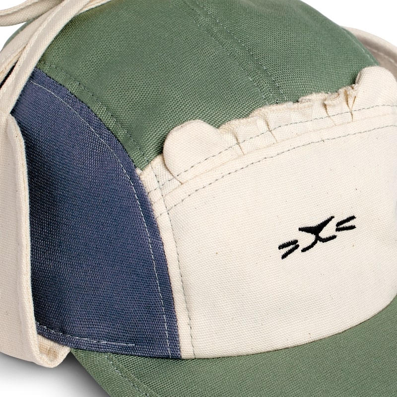 Casquette Camper Cap Lion Vert et Bleu Marine Ki et La produit zoom 