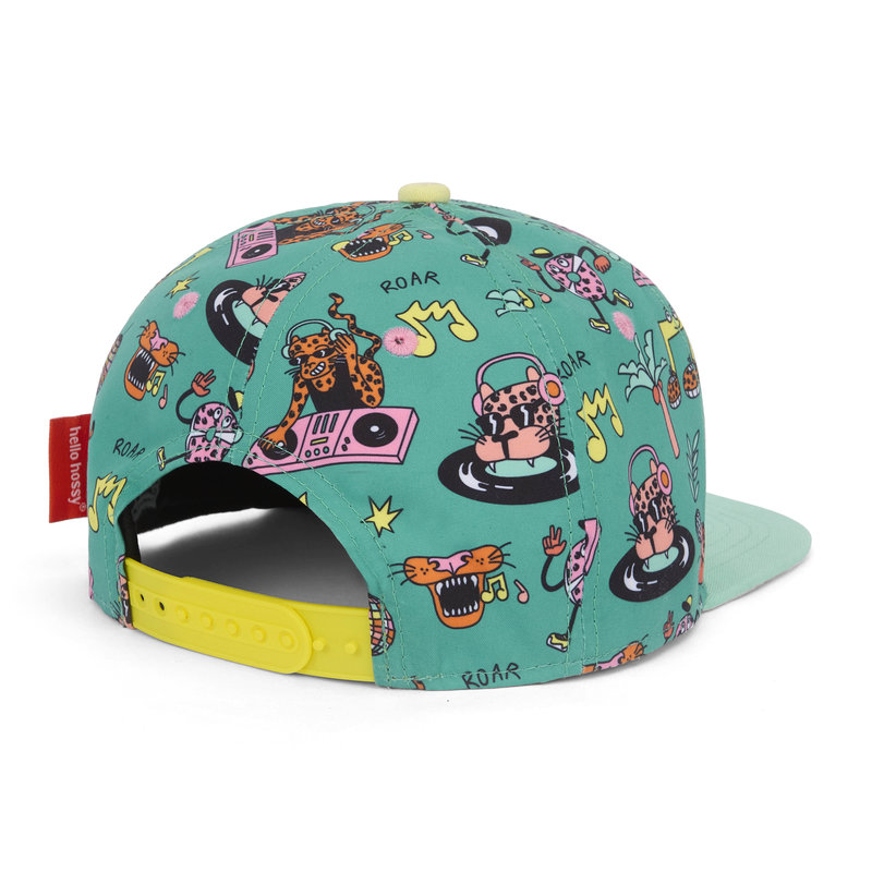 Casquette Imprimé Disco Roar avec visière plate HELLO HOSSY arrière