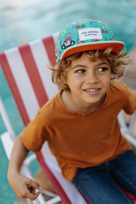 Casquette Imprimé Disco Roar avec visière plate HELLO HOSSY lifestyle 1