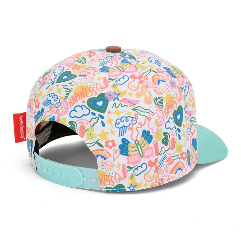 Casquette Imprimé Happiness avec visière courbée 9-18 mois HELLO HOSSY arrière