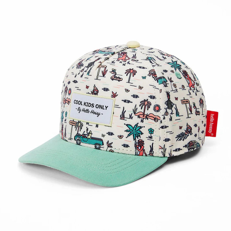 Casquette Imprimé Jungly avec visière courbée 9-18 mois HELLO HOSSY profil