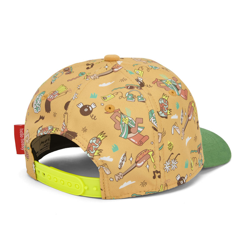 Casquette Imprimé Music Festival avec visière courbée 9-18 mois HELLO HOSSY arrière