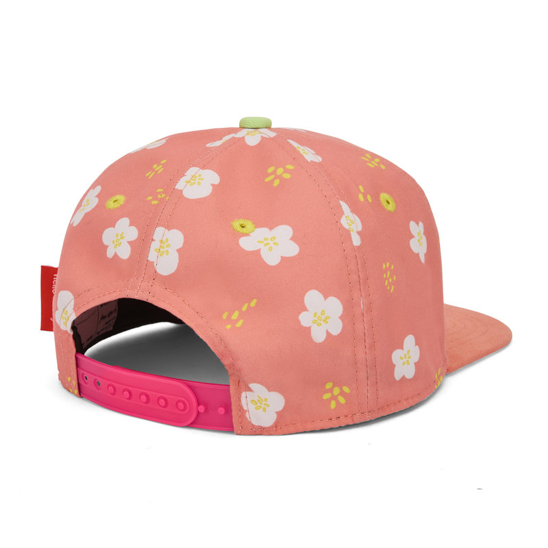Casquette Imprimé Peachy Bloom avec visière plate HELLO HOSSY arrière