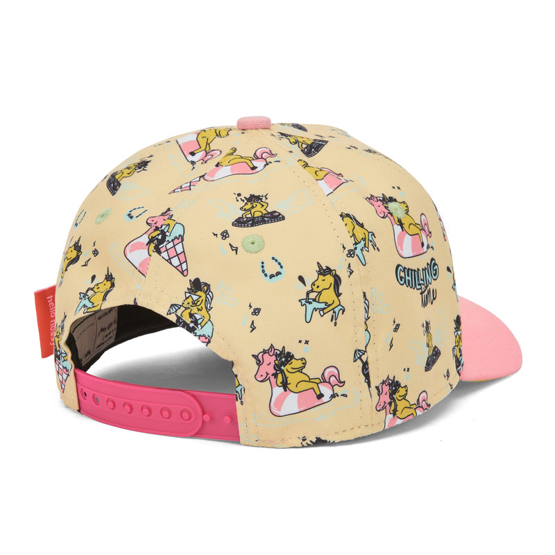 Casquette Imprimé Unicorn avec visière courbée 9-18 mois HELLO HOSSY arrière