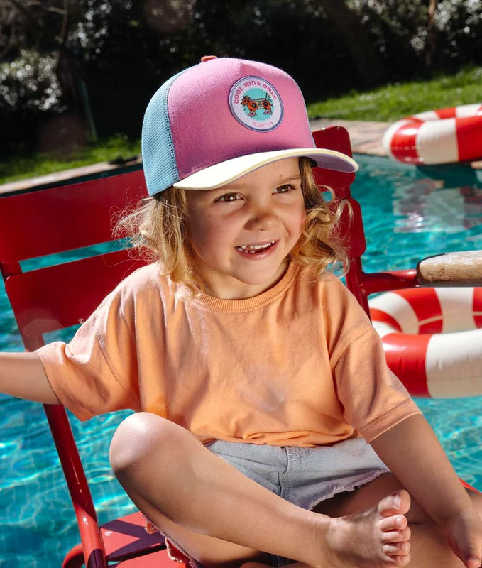 Casquette Patch Stereo Dog avec visière courbée 9-18 mois HELLO HOSSY lifestyle