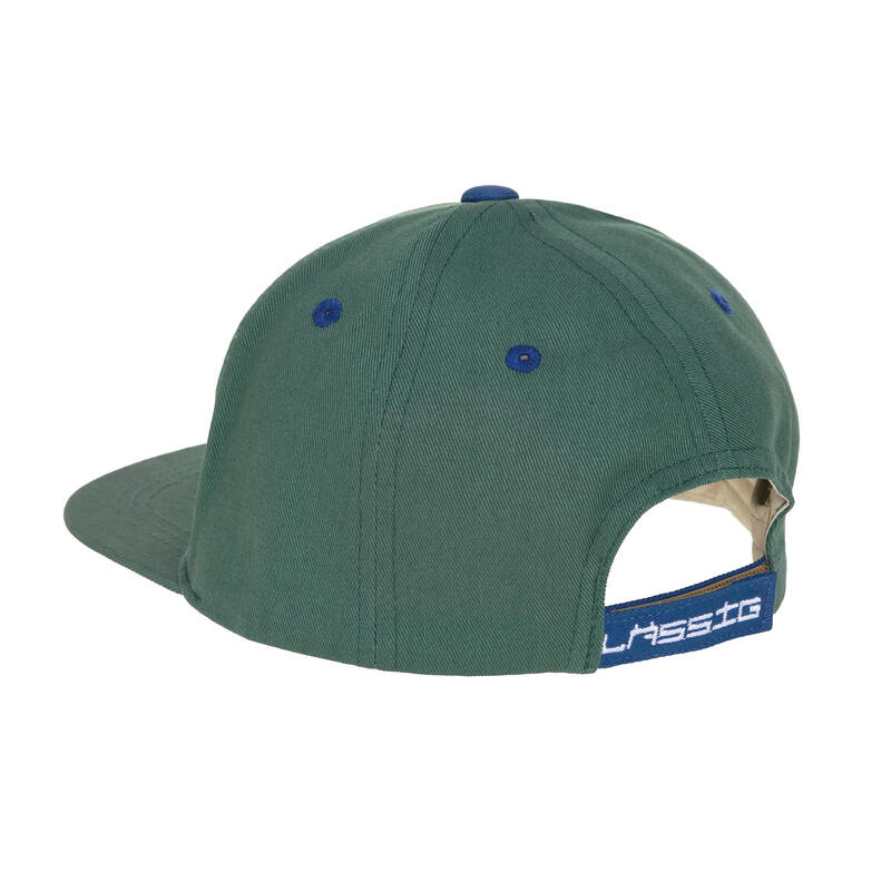 Casquette visière plate Little Gang Smile vert océan Lassig back