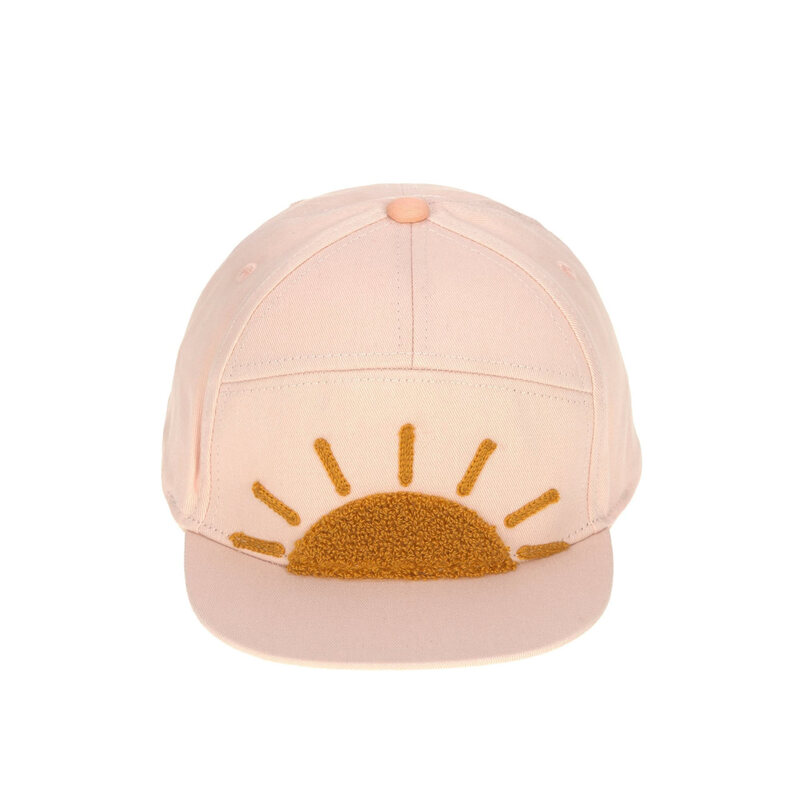 Casquette visière plate Soleil rose clair Lassig face