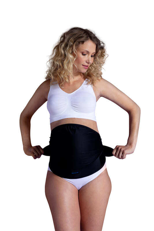 Ceinture grossesse ventrale ajustable Noir Carriwell Bambinou