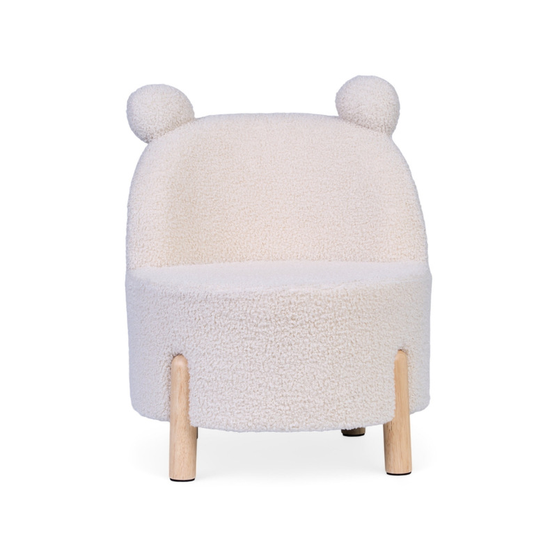 Chaise Enfant Teddy écru Childhome Produit face