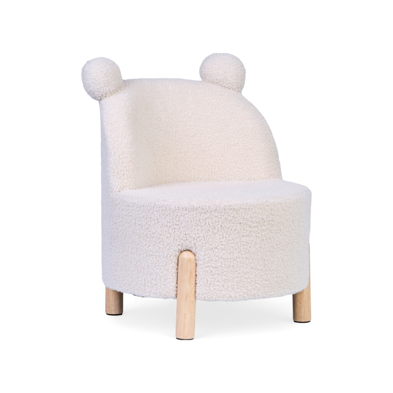 Chaise Enfant Teddy écru Childhome Produit profil