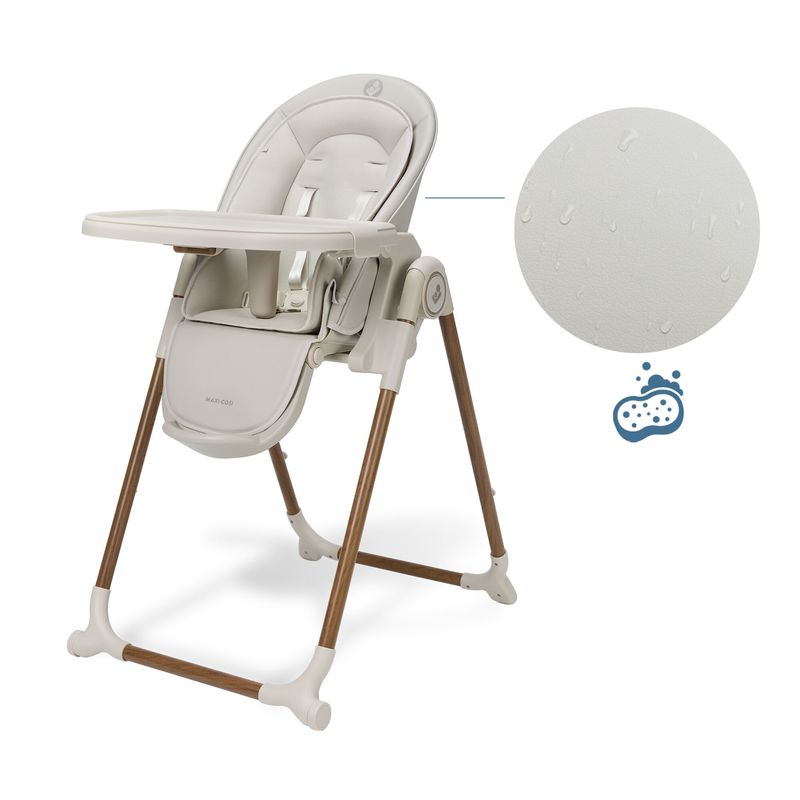 Chaise Haute Ava Plus Elegance Beige Maxi Cosi tissu déperlant