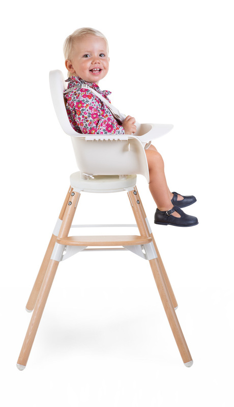 Chaise haute pivotante Evolu One.80° avec arceau Childhome 11