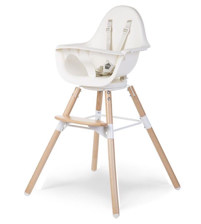 Chaise haute pivotante Evolu One.80° avec arceau Childhome 1