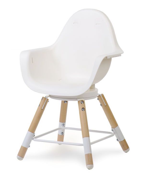 Chaise haute pivotante Evolu One.80° avec arceau Childhome 8