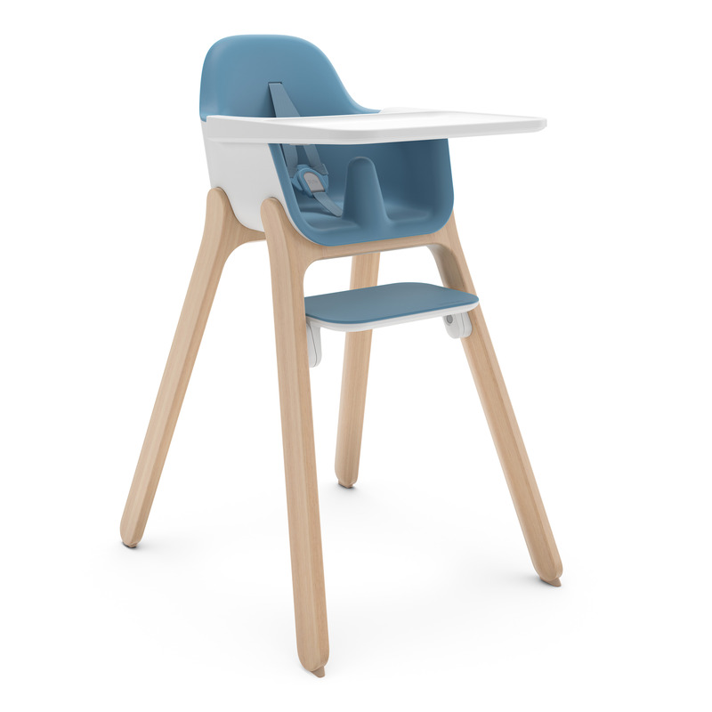 Chaise haute ciro Caleb Bleu Uppababy produit face