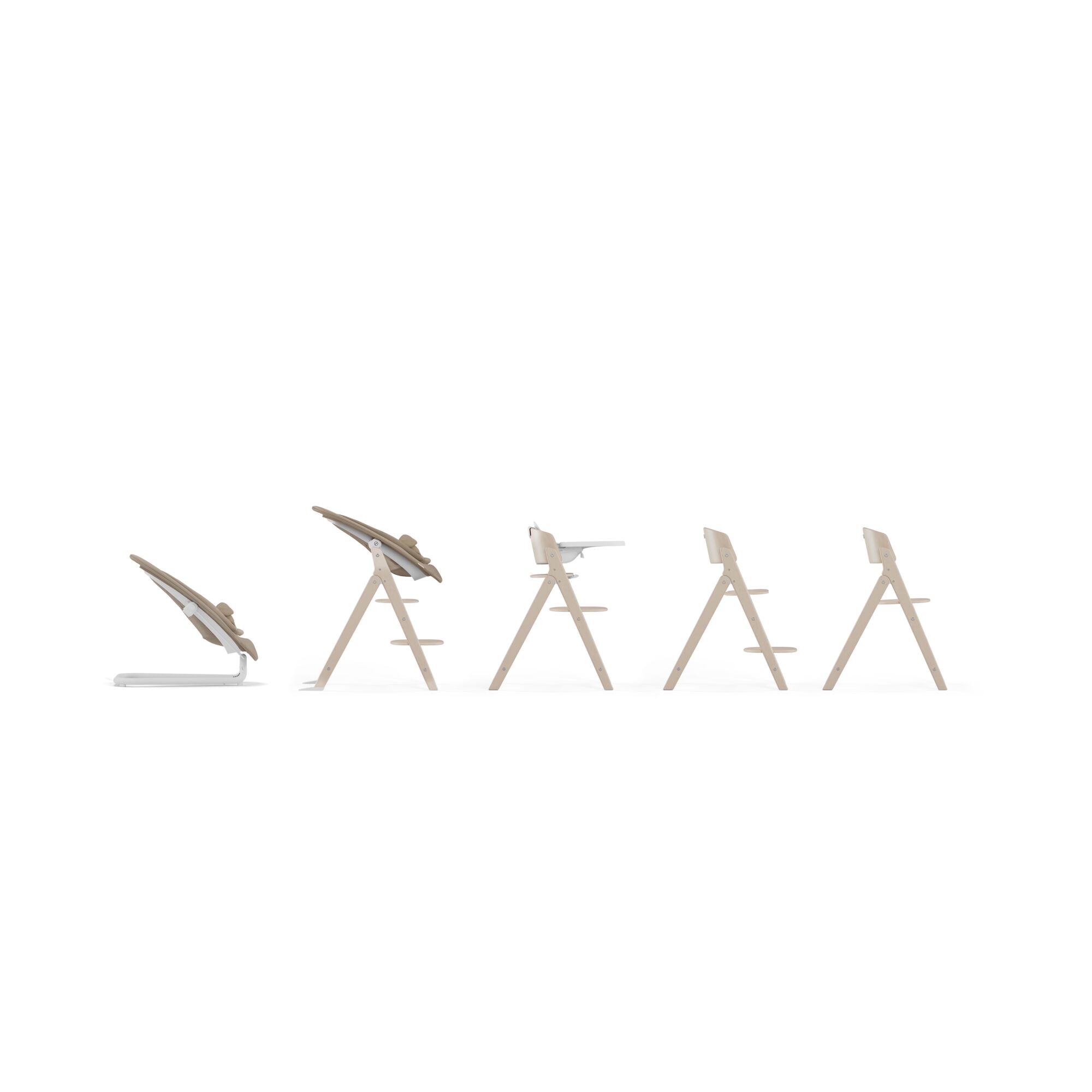 Chaise Haute Click & Fold Cybex configurations