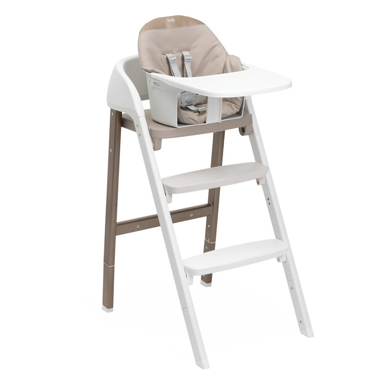 Chaise haute Crescendo Up pearl cooper re_lux Chicco côté 2
