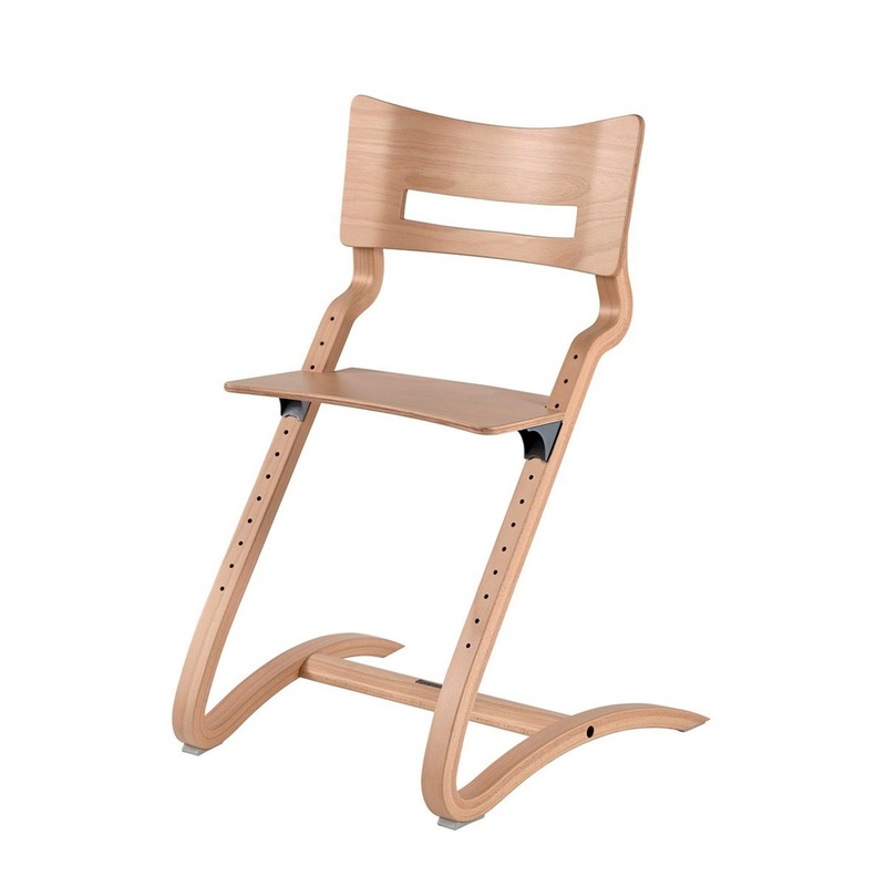 chaise haute evolutive naturelle Leander BamBinou planche