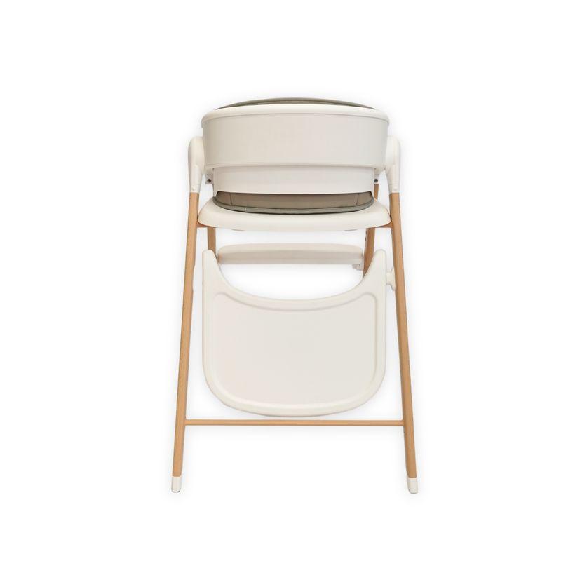 Chaise Haute Grow With Me Pure White BO JUNGLE arrière de la chaise