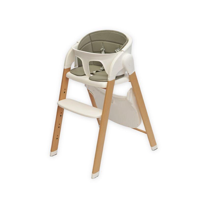 Chaise Haute Grow With Me Pure White BO JUNGLE produit sans plateau