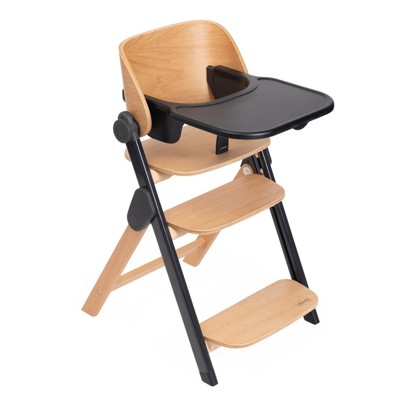 Chaise Haute Meraviglia Ebony Chicco côté 2