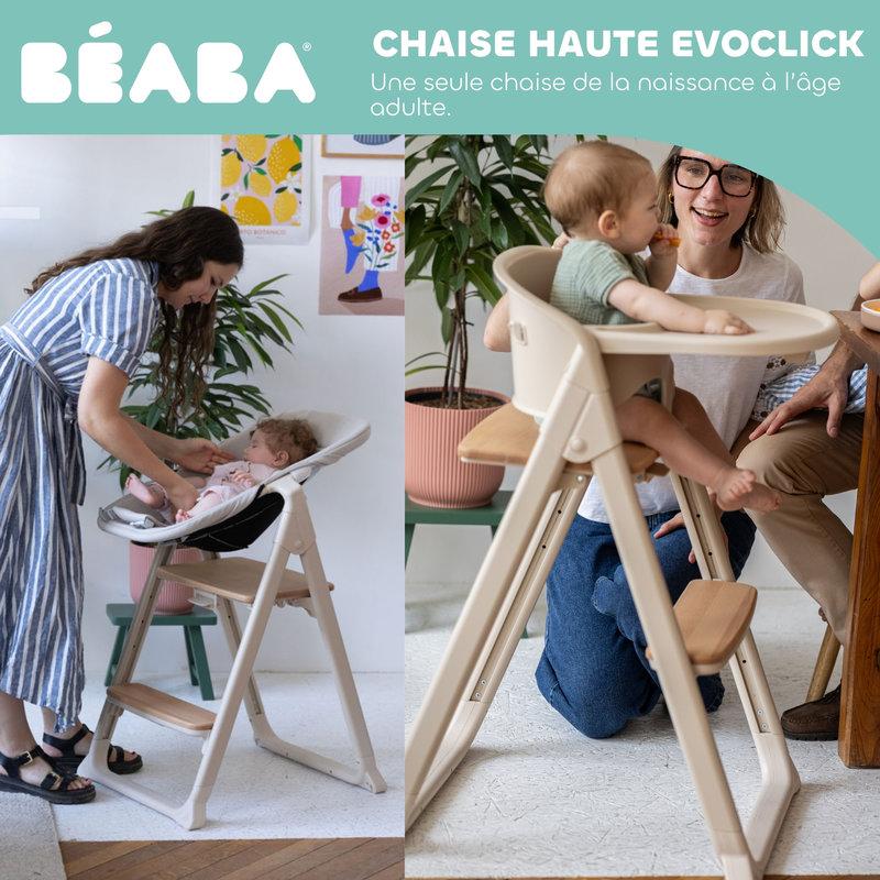 Chaise Haute pliable 5 en 1 Evoclick Argile BEABA détails